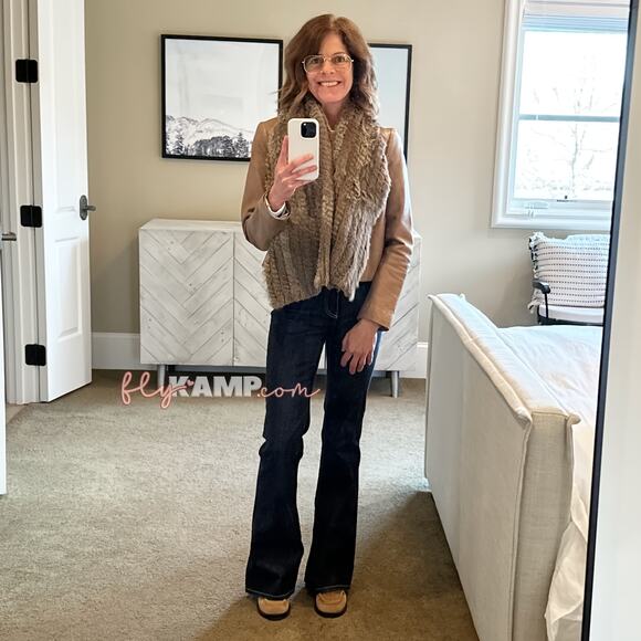 MARC by MARC JACOBS Alice Wool Rabbit Fur Vest XS/S - Picture 3 of 10